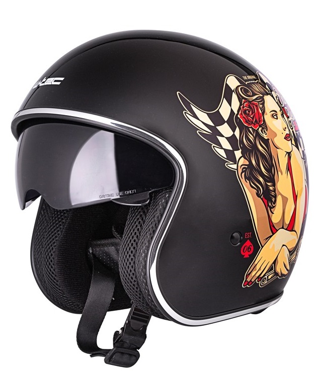 Casca moto W-Tec V537 Black Heart