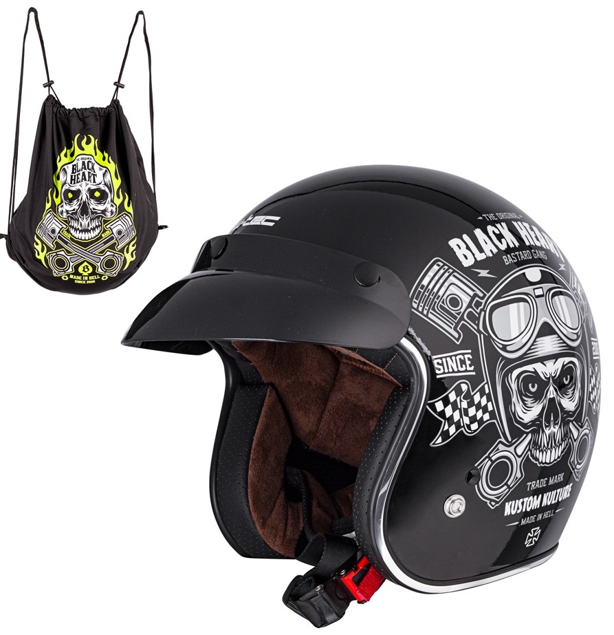 Casca moto W-Tec V541 Black Heart