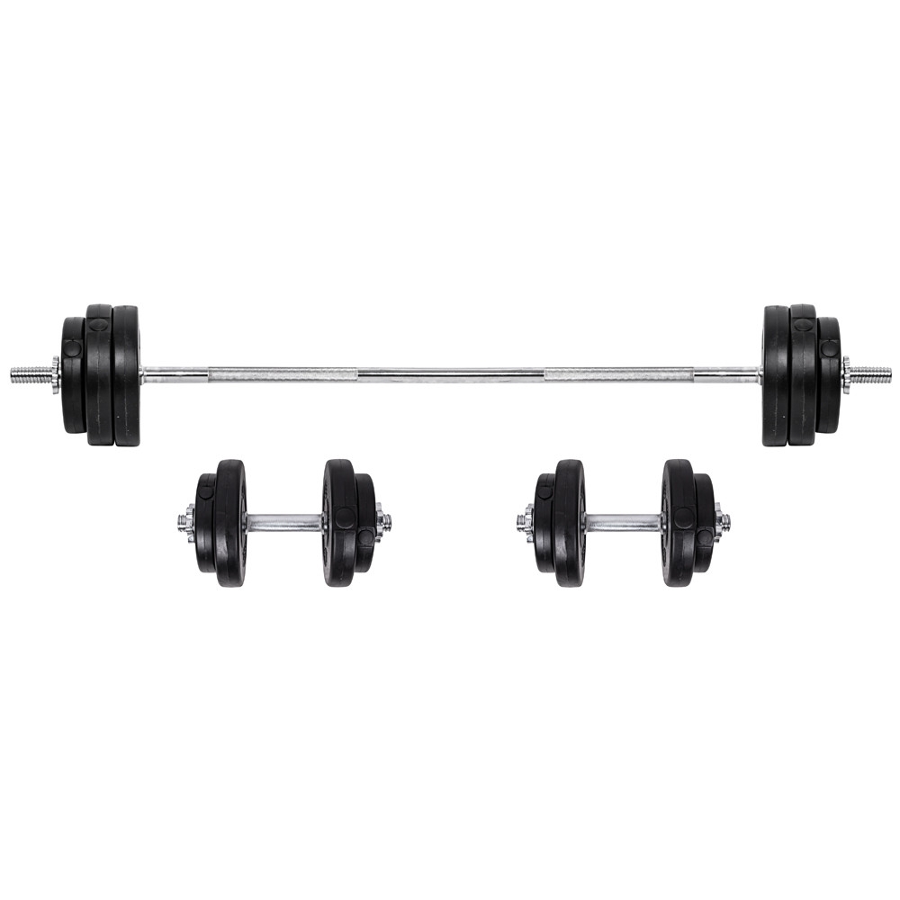 Set haltera si gantere inSPORTline BS08 3-50 Kg