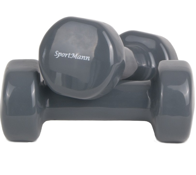 Gantere vinil Sportmann 2 x 2.5 Kg