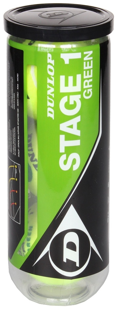 Mingi tenis camp Dunlop Stage 1 Green Mini