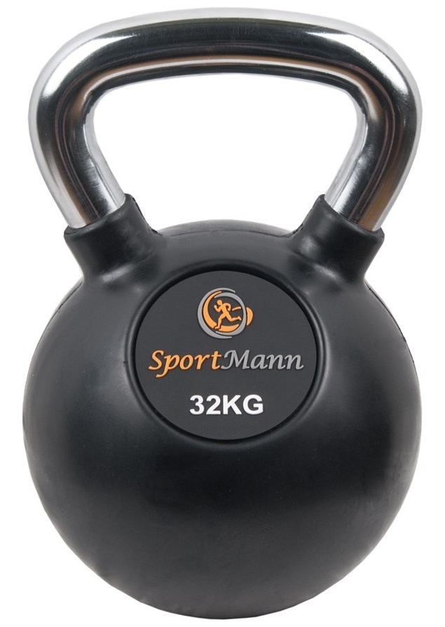 Greutate cauciucata Sportmann Kettlebell 32 Kg