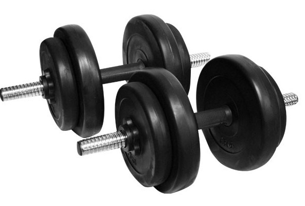 Set gantere inSPORTline 2 x 10 Kg