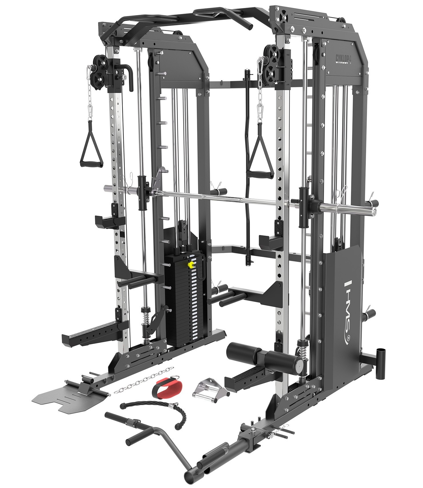 Aparat multifunctional fitness HMS Cyklop 4 Smith