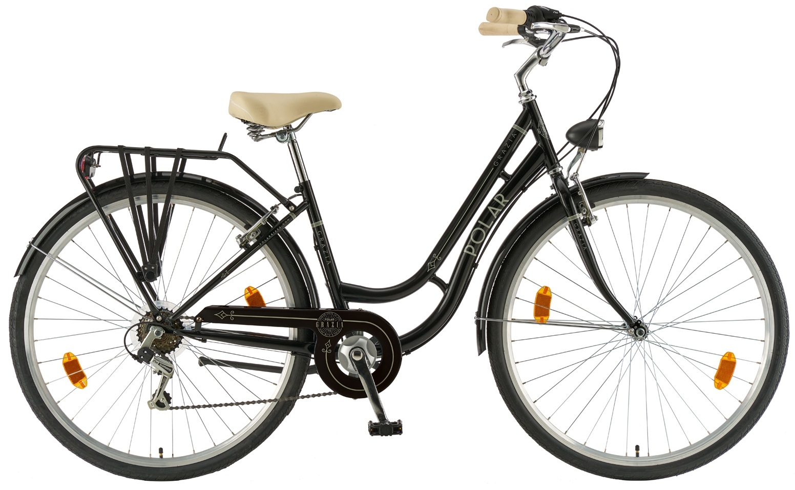 Bicicleta City Polar Grazia Retro 6s