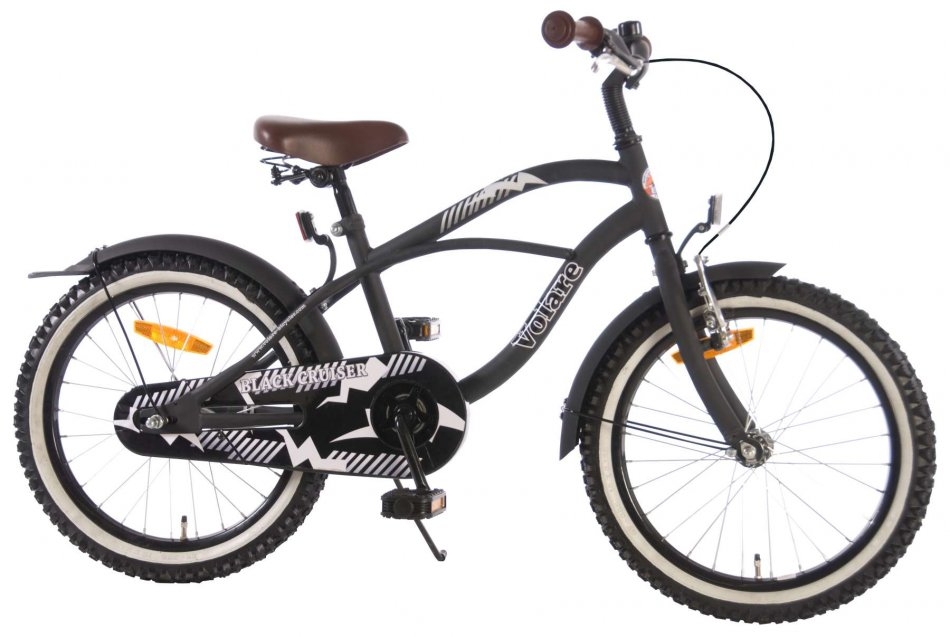 Bicicleta copii E&L Black Cruiser 18