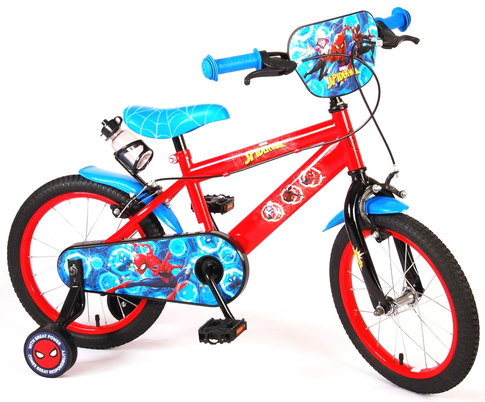 Bicicleta copii E&L Cycles Spiderman RB 16''