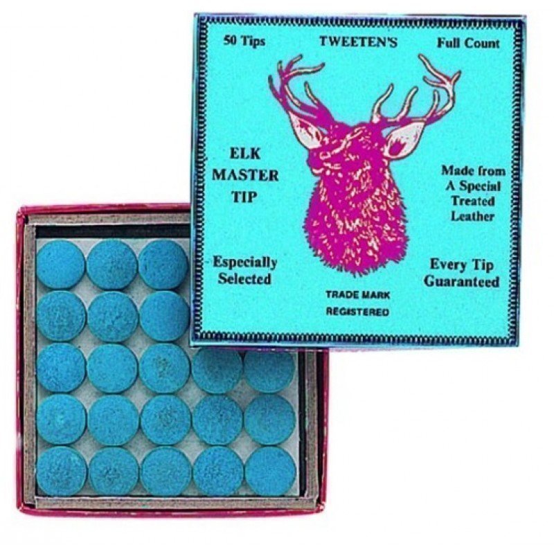 Elk-Master Pool Billard Klebleder 12,0mm Packung Mit 50 Stück