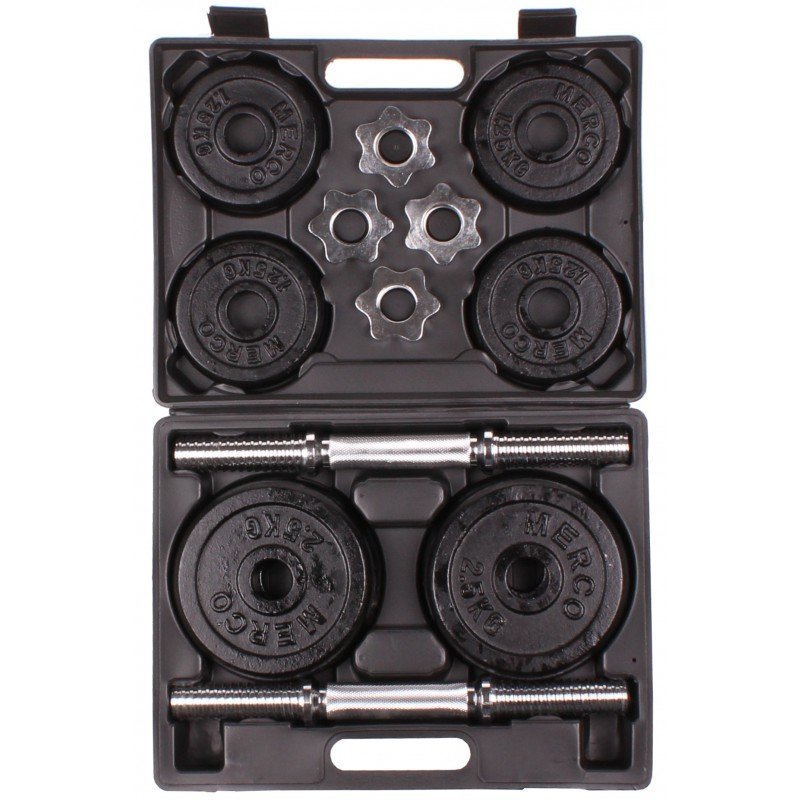 Set Gantere Reglabile Merco 2 X 10 Kg Sportist