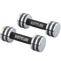 Set gantere cromate Kettler 2 x 1 Kg 