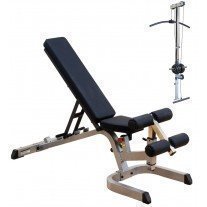 Banca de exercitii reglabila Body Solid GFID71 + GLRA81