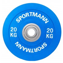 Greutate olimpica Sportmann Bumper Plate 20 Kg