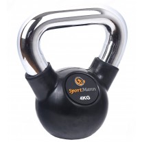 Greutate cauciucata Sportmann Kettlebell 4 Kg