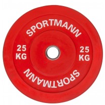 Greutate cauciucata Sportmann Bumper Plate 25 Kg