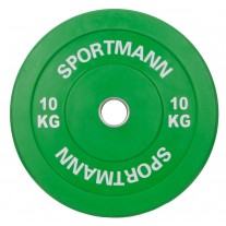 Greutate cauciucata Sportmann Bumper Plate 10 Kg