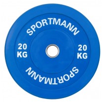 Greutate cauciucata Sportmann Bumper Plate 20 Kg