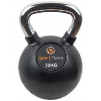 Greutate cauciucata Sportmann Kettlebell 32 Kg