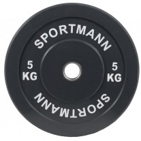 Greutate cauciucata Sportmann Bumper Plate 5 Kg