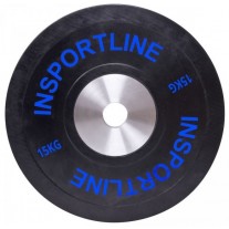 Greutate cauciucata inSPORTline Bumper Plate 15 Kg