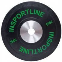 Greutate cauciucata inSPORTline Bumper Plate 25 Kg