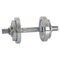 Gantera cromata inSPORTline 10 kg