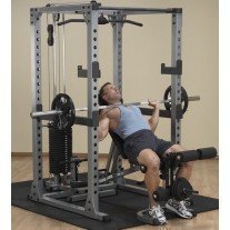 Aparat Power Rack Body Solid GPR378 + GLA378 + GFID71 + SP200 (greutati)