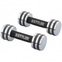 Set gantere cromate Kettler 2 x 2 Kg