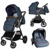 Carucior 3in1 Coccolle Acero