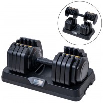 Gantera reglabila inSPORTline DuraBell 5 – 41 kg