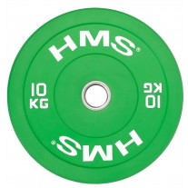 Greutate olimpica Bumper Plate HMS CBR10 10 Kg