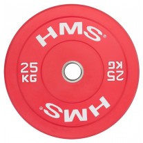 Greutate olimpica Bumper Plate HMS CBR25 25 Kg
