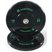 Greutate cauciucata inSPORTline Bumper Plate Lite 10 Kg