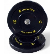 Greutate cauciucata inSPORTline Bumper Plate Lite 15 Kg