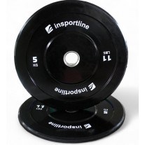 Greutate cauciucata inSPORTline Bumper Plate Lite 5 Kg