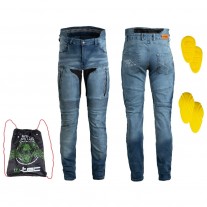 Pantaloni moto barbati jeans W-Tec Grandus EVO