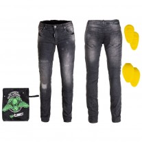 Pantaloni moto barbati jeans W-Tec Komaford