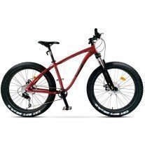 Bicicleta City Pegas Fat Bike Suprem Rosu