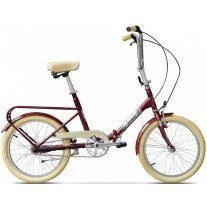 Bicicleta pliabila Pegas Practic 3v Rosu