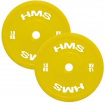 Set discuri olimpice HMS TPP01 2 x 1.5 KG