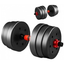 Set gantere reglabile BodyFit 2 x 10 Kg