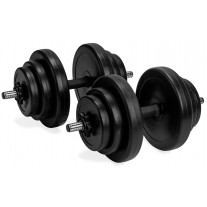 Set gantere reglabile vinil Virtufit 2 x 14 Kg