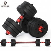 Set gantere si haltera Hiperlion 40 Kg