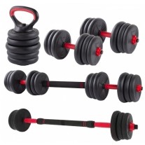 Set greutati fitness 6in1 FitTronic 20 kg