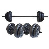 Set haltera si gantere Fittronic 25 Kg