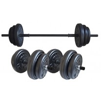 Set haltera si gantere Fittronic 45 Kg