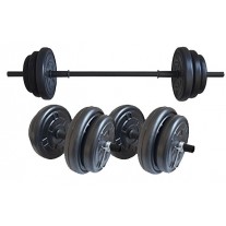 Set haltera si gantere Fittronic 75 Kg