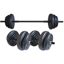 Set haltera si gantere Fittronic 85 Kg