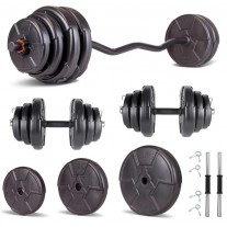 Set haltera si gantere reglabile baza Z PROGRESSIVE 75 KG