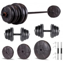 Set haltera si gantere reglabile PROGRESSIVE 75 KG