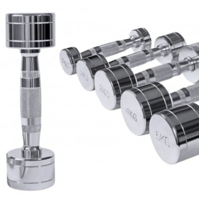 Gantera rotunda cromata Dayu Fitness 2 Kg